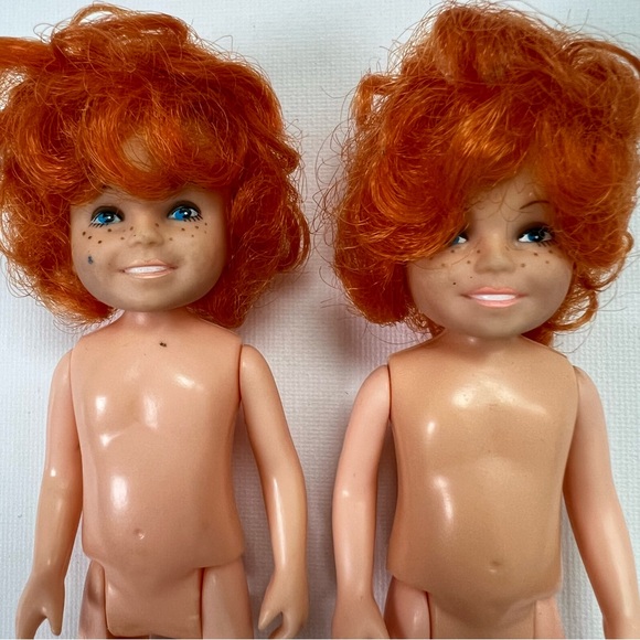 1982 Knickerbocker Annie dolls 6”, lot of 2 (no clothes) - Picture 2 of 5
